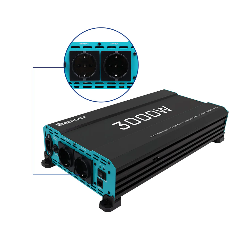 5,12kWh Caravan Power System | 3000W Inverter (EU Plug, 2-Pin), 200Ah Lithium Battery x2 - Image 11