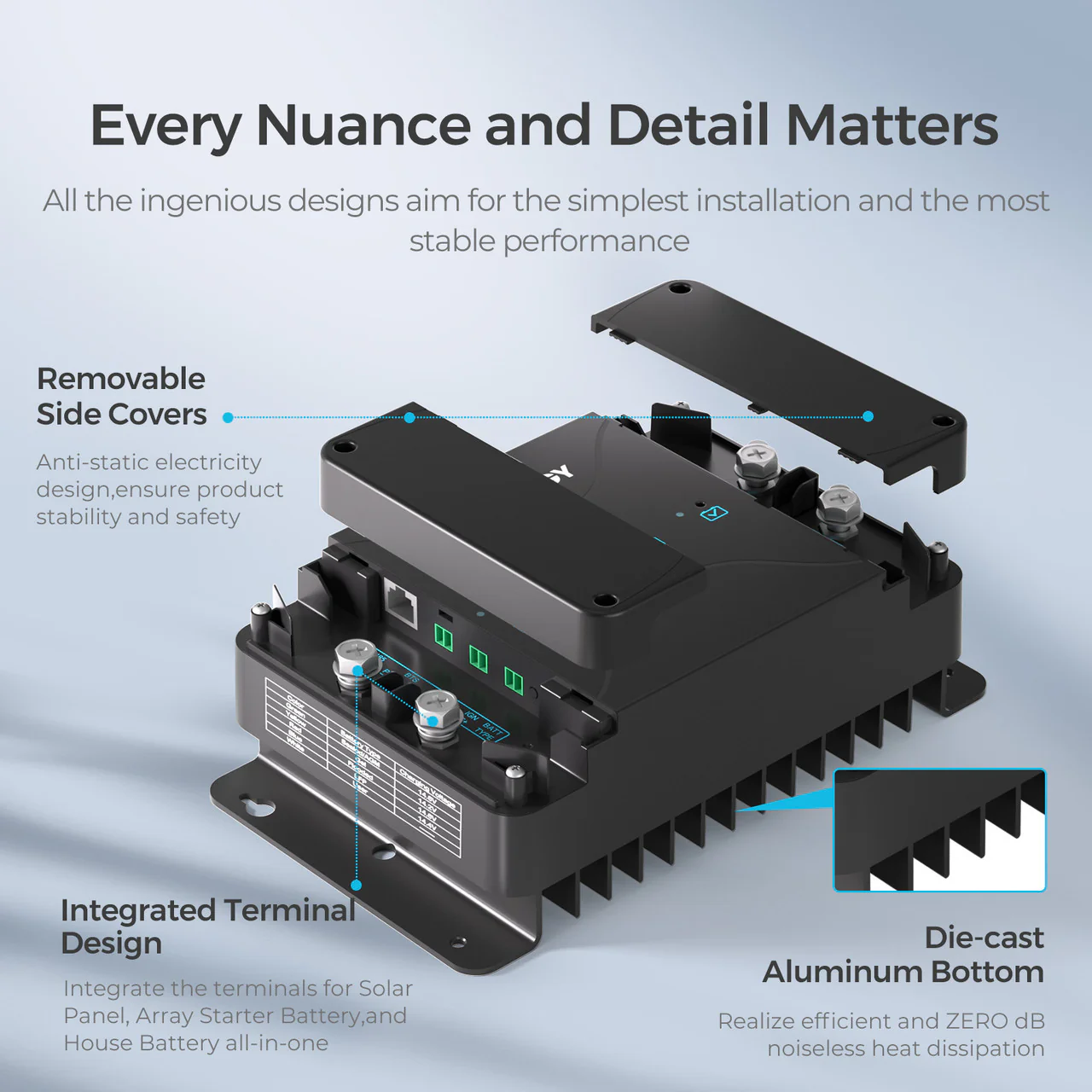 5,12kWh Caravan Power System | 3000W Inverter (EU Plug, 2-Pin), 200Ah Lithium Battery x2 - Image 27