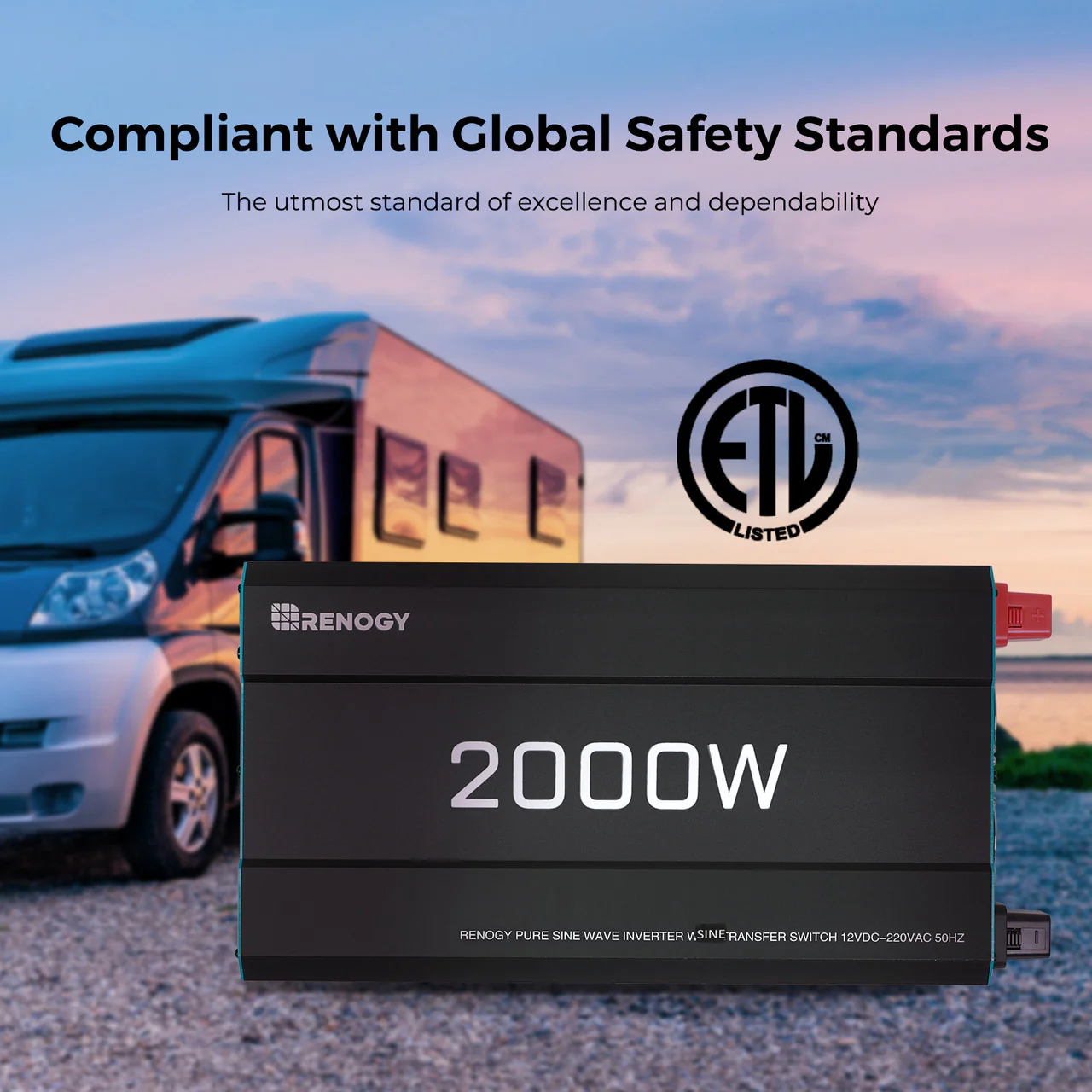1,28kWh Caravan Power System | 2000W Inverter, 100Ah Lithium Battery - Image 11