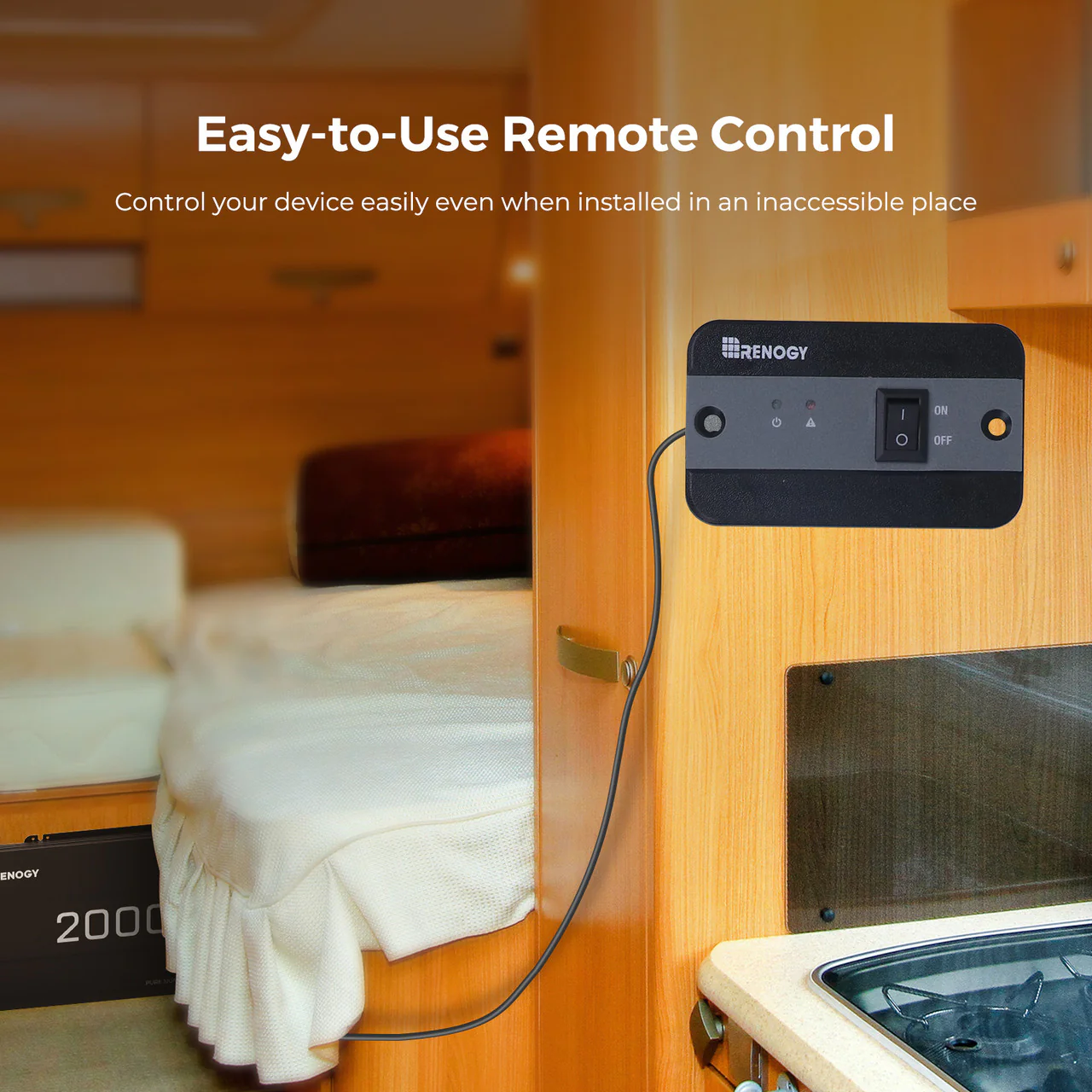 1,28kWh Caravan Power System | 2000W Inverter, 100Ah Lithium Battery - Image 14