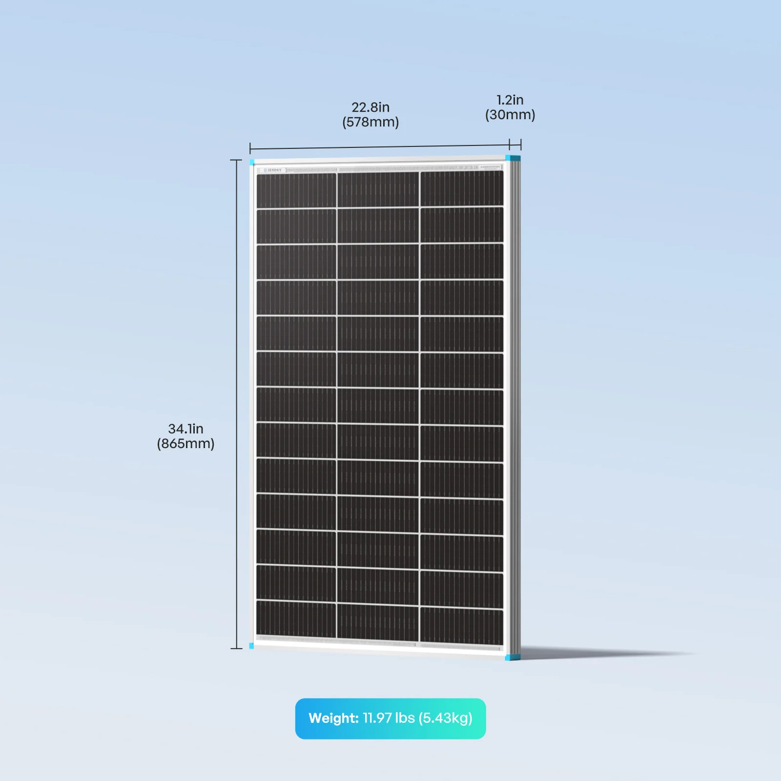 100W N-Type Bifacial Solar Panel - Image 12