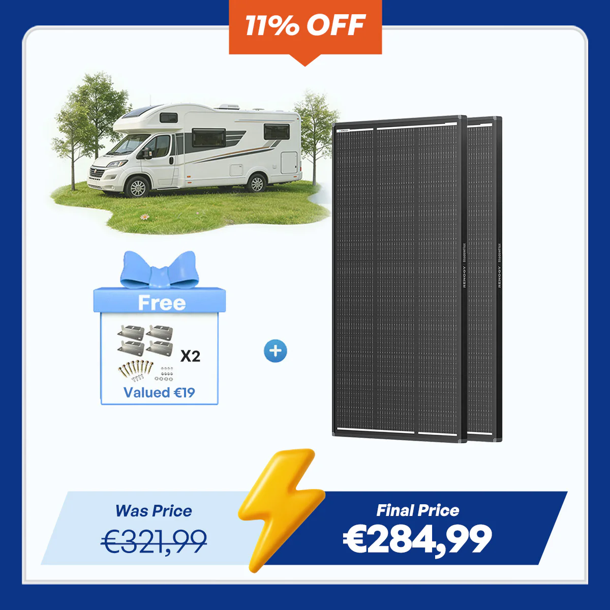 ShadowFlux 12V 120W Anti-Shading Solar Panel - Image 10