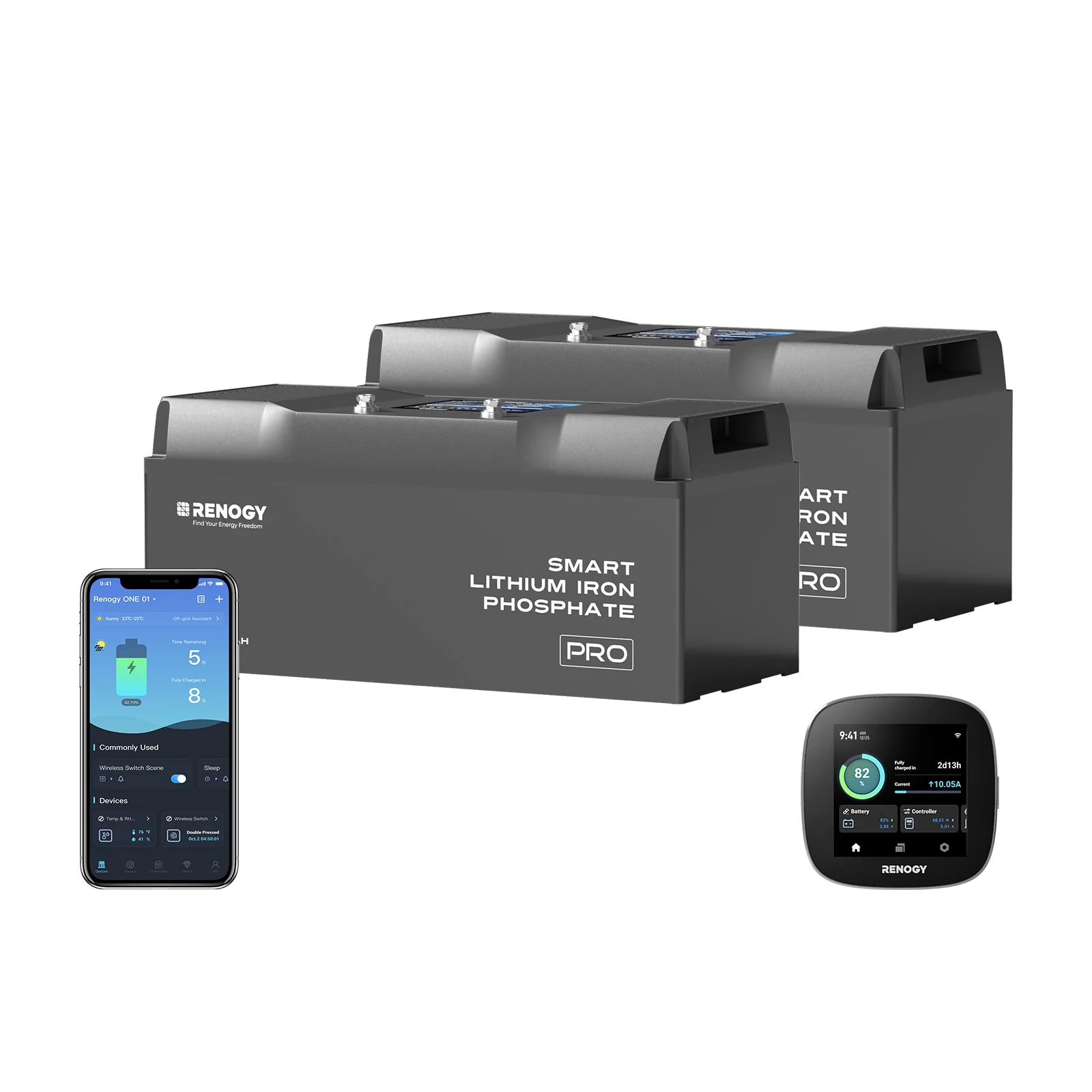 12V 200Ah Pro Smart Lithium LiFePO4 Battery w/ Bluetooth & Self-heating Function - Image 11