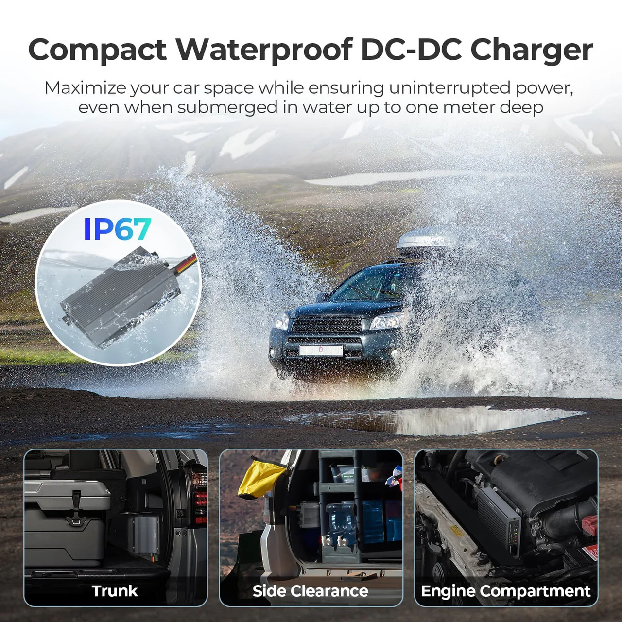 12V/24V IP67 50A DC-DC Battery Charger with MPPT - Image 5