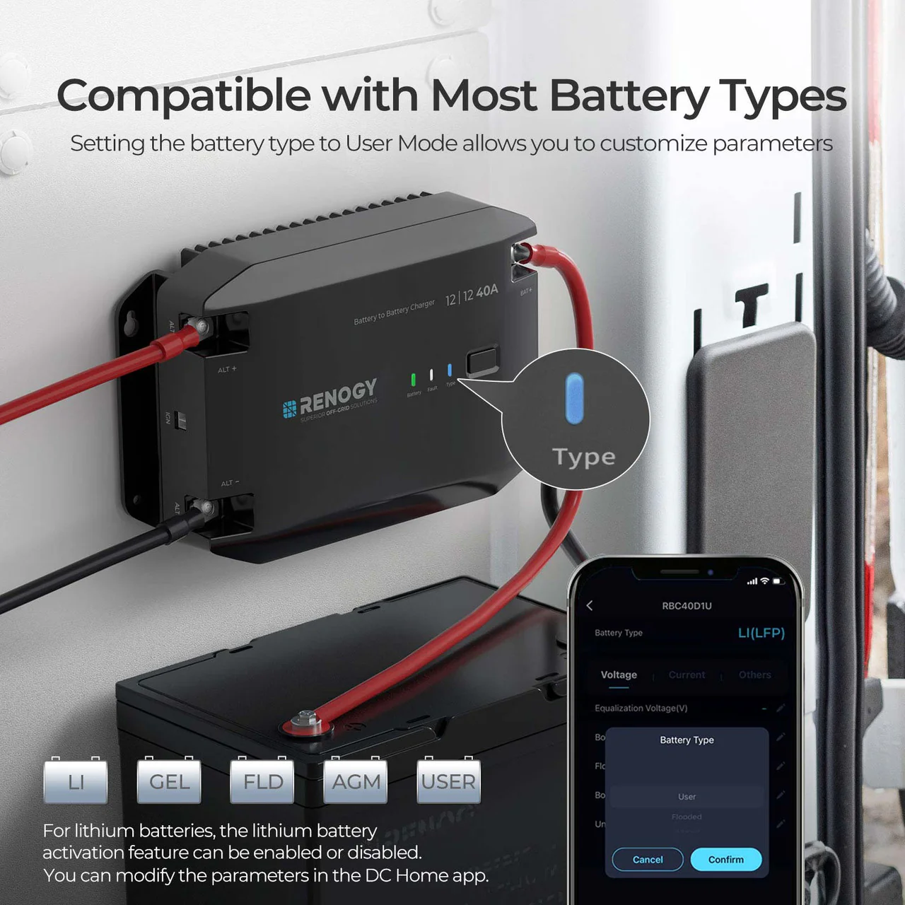 12V 40A DC-DC Battery Charger - Image 7