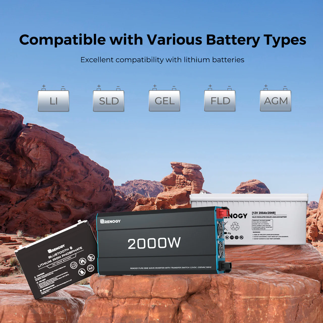 12V 2000W Inverter Pure Sine Wave - Image 5
