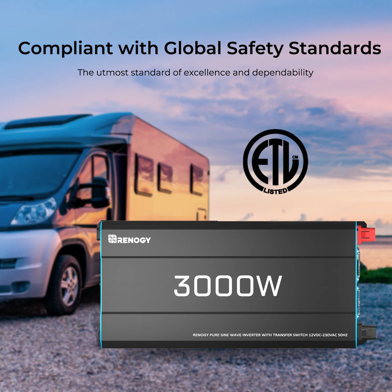 5,12kWh Caravan Power System | 3000W Inverter (EU Plug, 2-Pin), 200Ah Lithium Battery x2 - Image 17