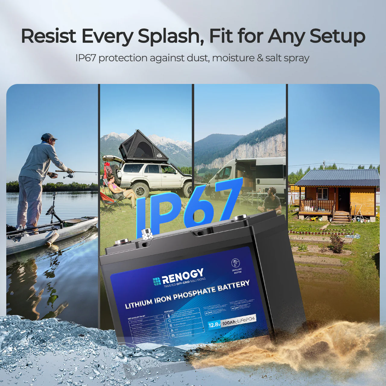 Core - 12V 100Ah Trolling Motor Group 24 LiFePO4 Battery w/ Bluetooth - Image 4