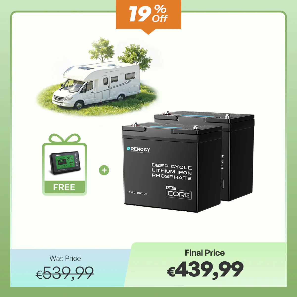 Core Mini - 12V 100Ah LiFePO4 Battery w/ Low-Temperature Protection - Image 15