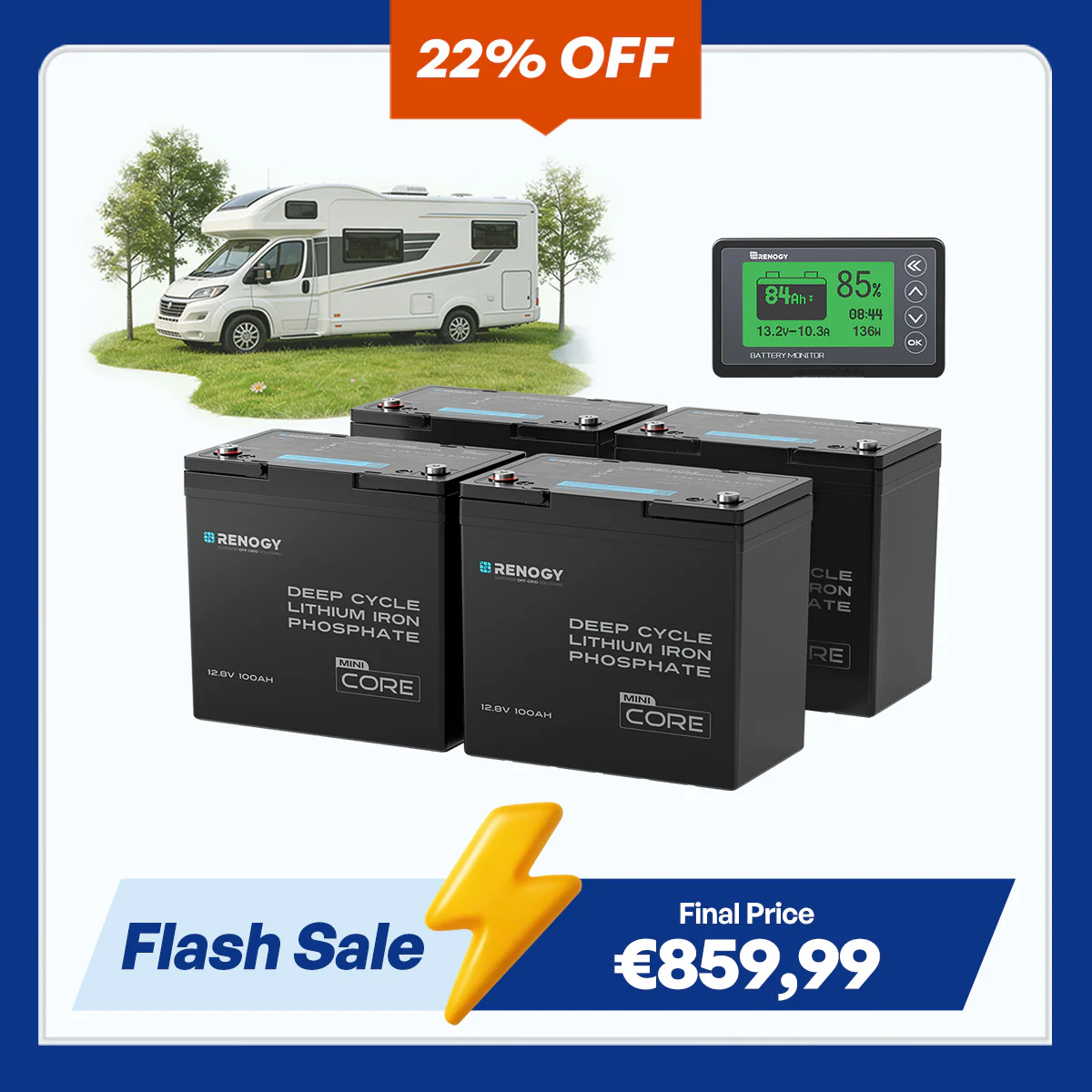 Core Mini - 12V 100Ah LiFePO4 Battery w/ Low-Temperature Protection - Image 16