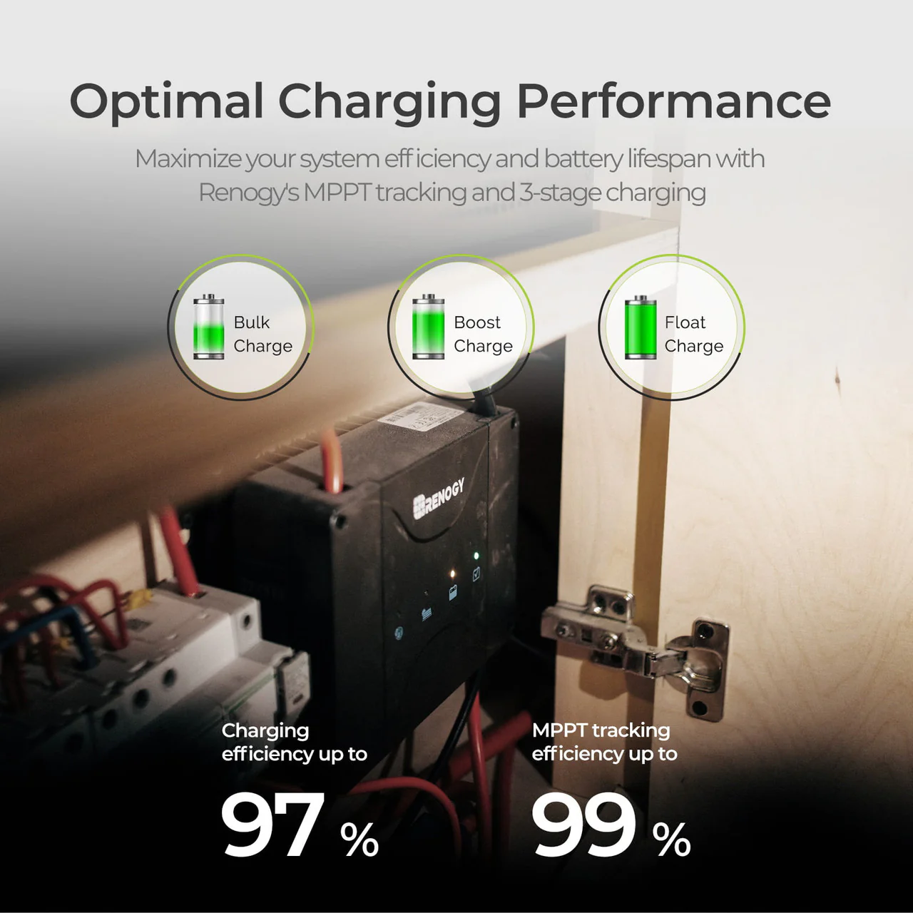 12V 30A Dual Input DC-DC On-Board Battery Charger with MPPT - Image 8