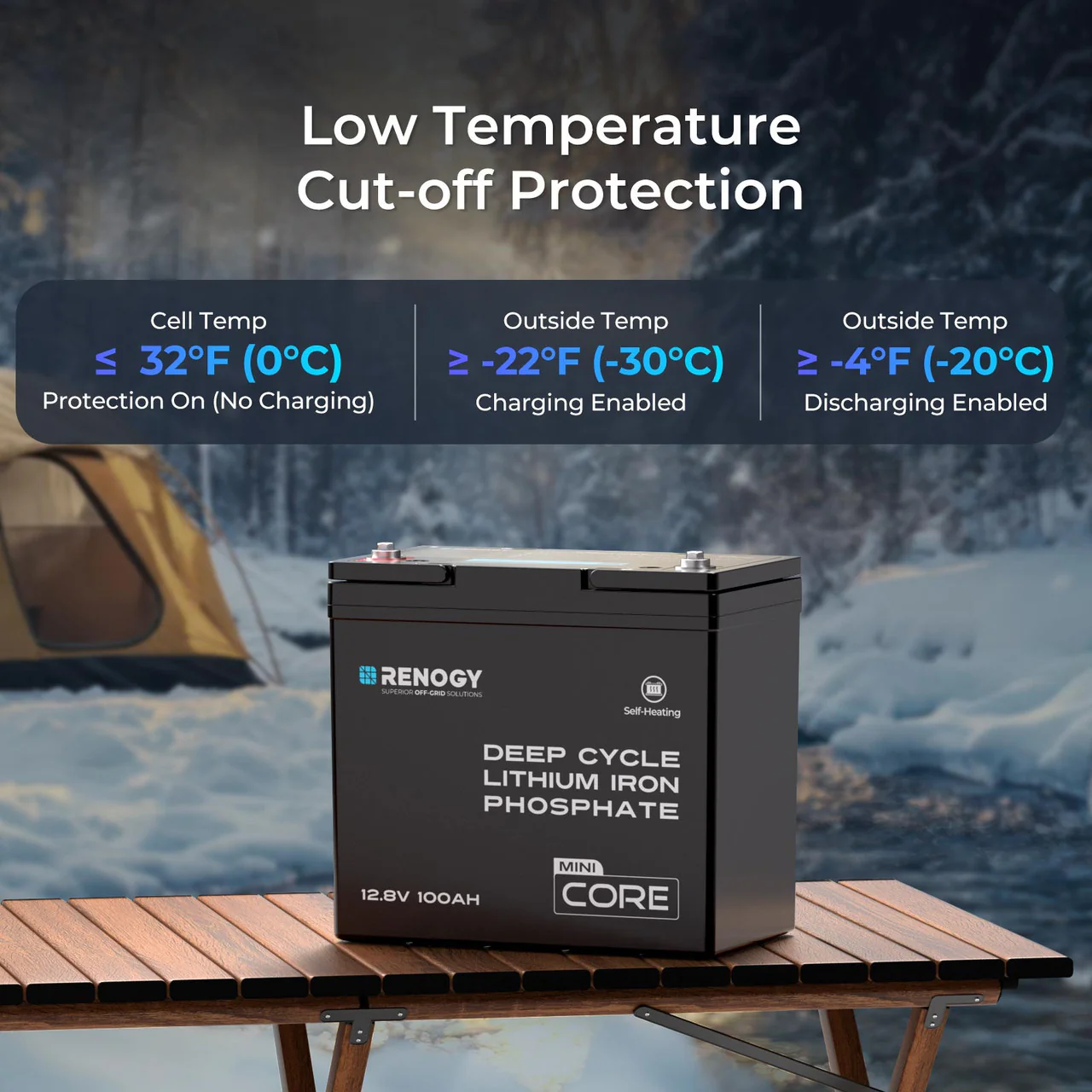 DuoHeat Tech - Core Mini 12V 100Ah Lithium Iron Phosphate Battery - Image 10