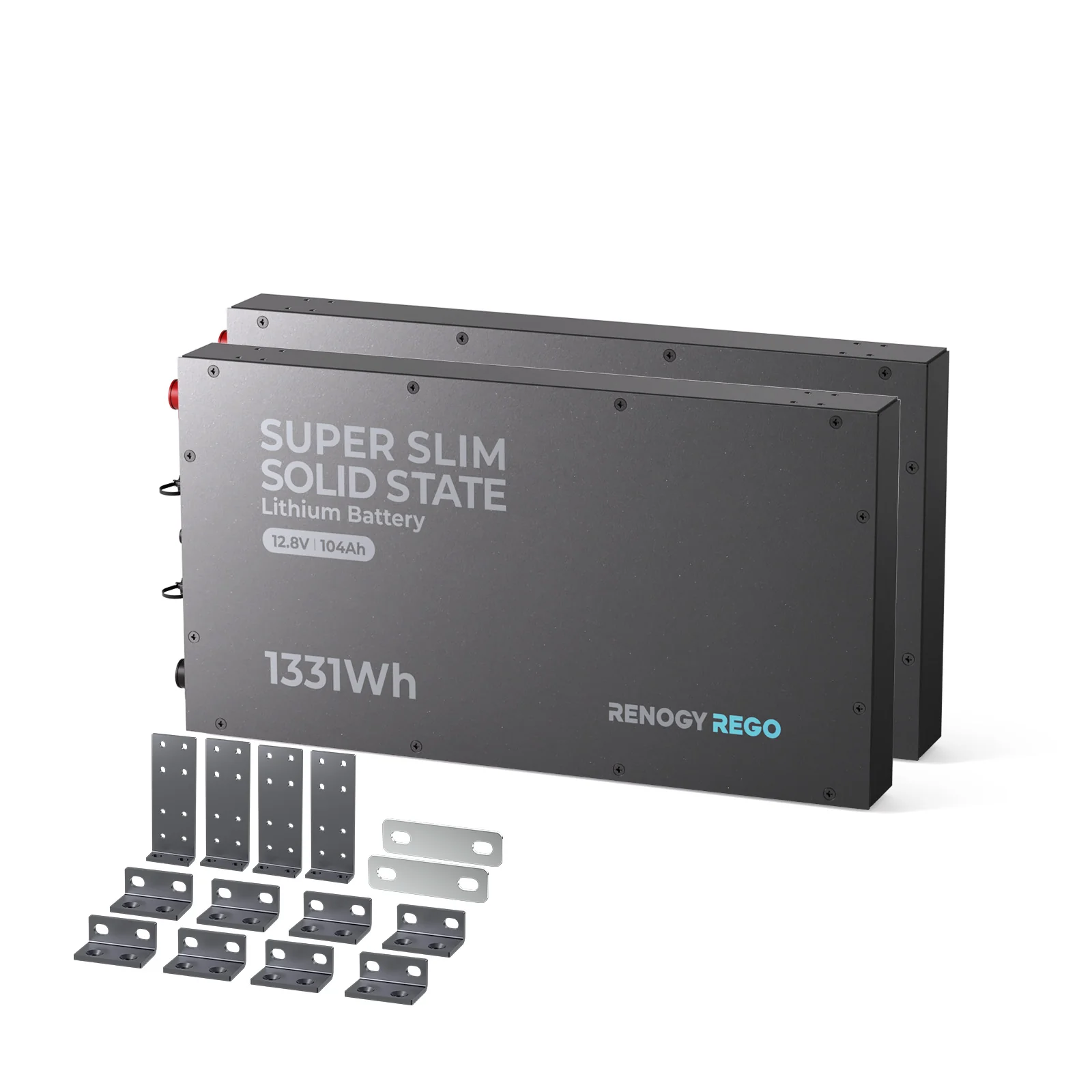 REGO - 12.8V 104Ah Super Slim Lithium Iron Phosphate Battery - Image 10