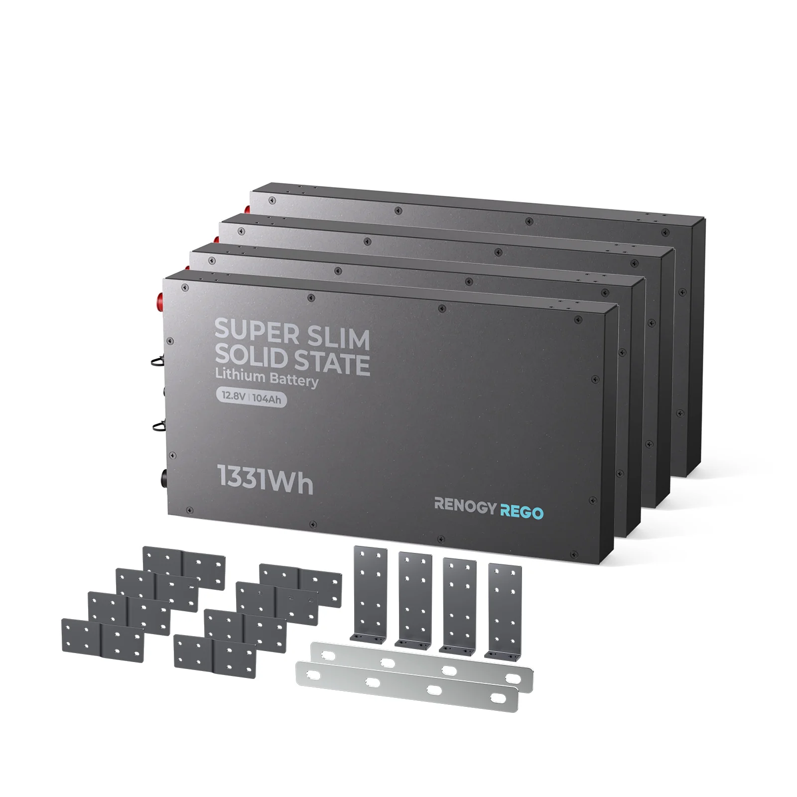 REGO - 12.8V 104Ah Super Slim Lithium Iron Phosphate Battery - Image 12