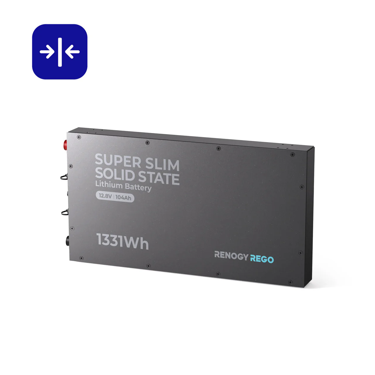 REGO - 12.8V 104Ah Super Slim Lithium Iron Phosphate Battery - Image 9