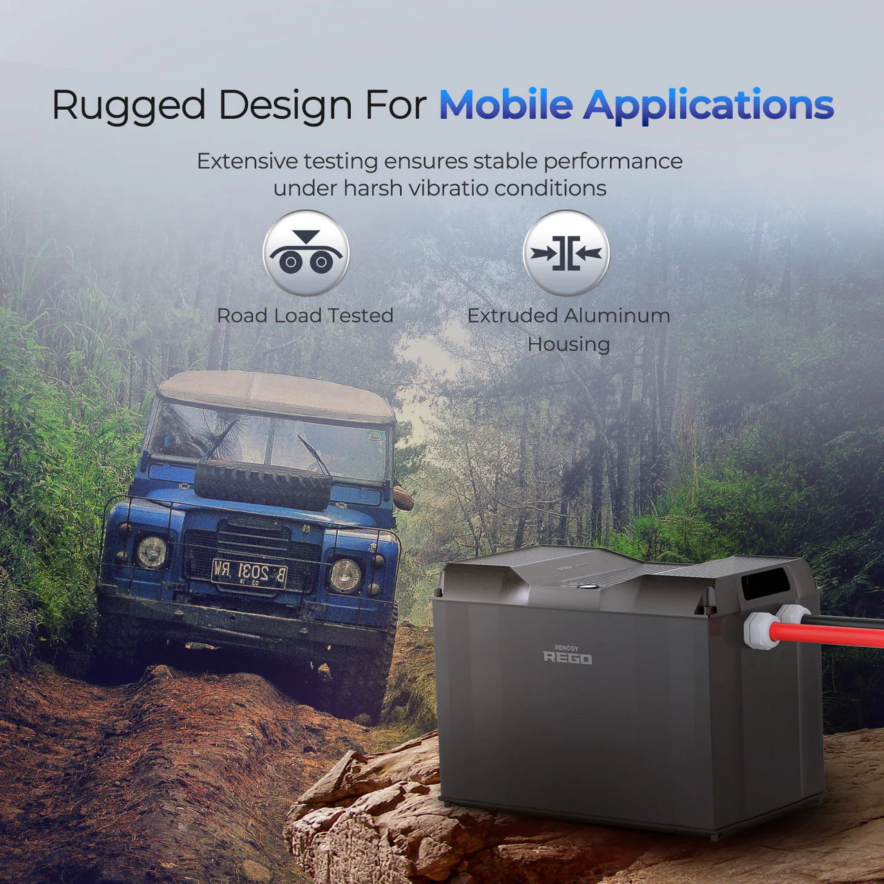 REGO 12V 400Ah Cold Weather Lithium Iron Phosphate Battery - Image 11