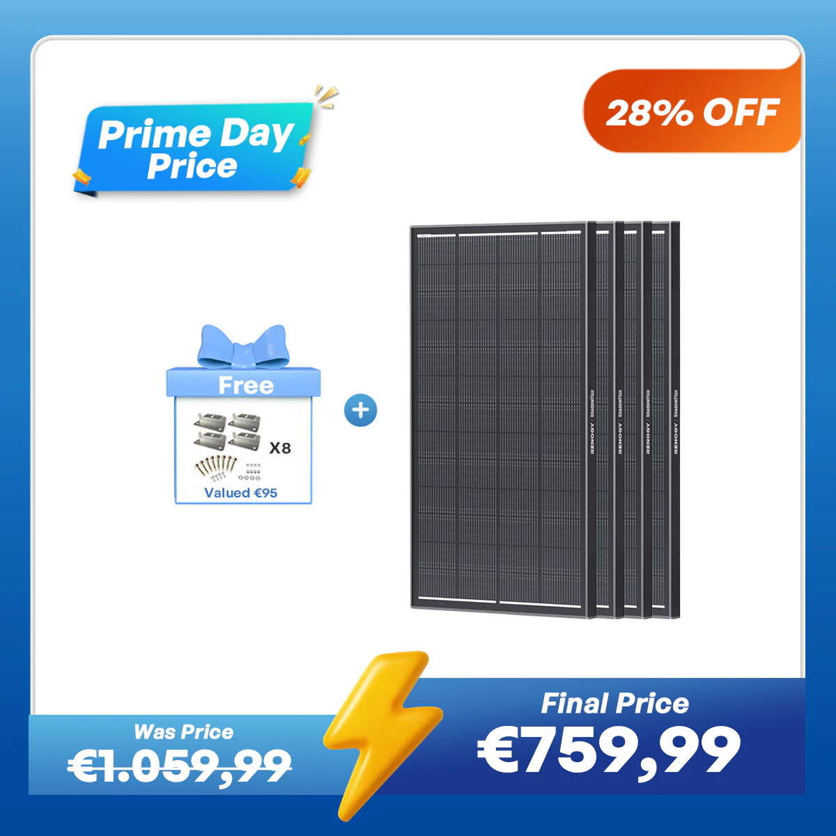 ShadowFlux 12V 200W Anti-Shading Solar Panel - Image 14