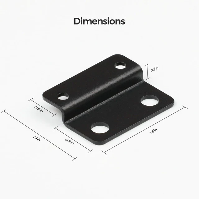 Renogy Mounting Brackets for 12V 100Ah Pro LiFePO4 Batteries (Set of 4) - Image 4