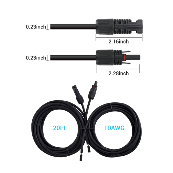 Solar Adaptor Kit Between Solar Panel And Charge Controller (One Pair) - Image 3