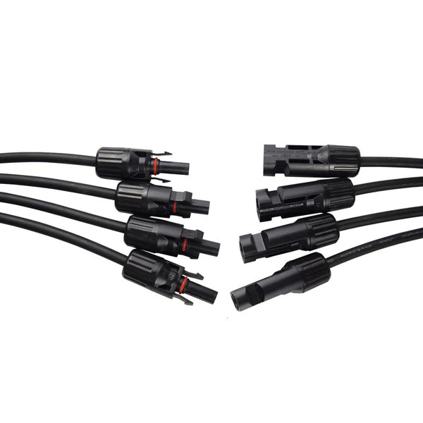 4 to 1 Solar Y Branch Connectors MFFFF + FMMMM Pair - Image 4
