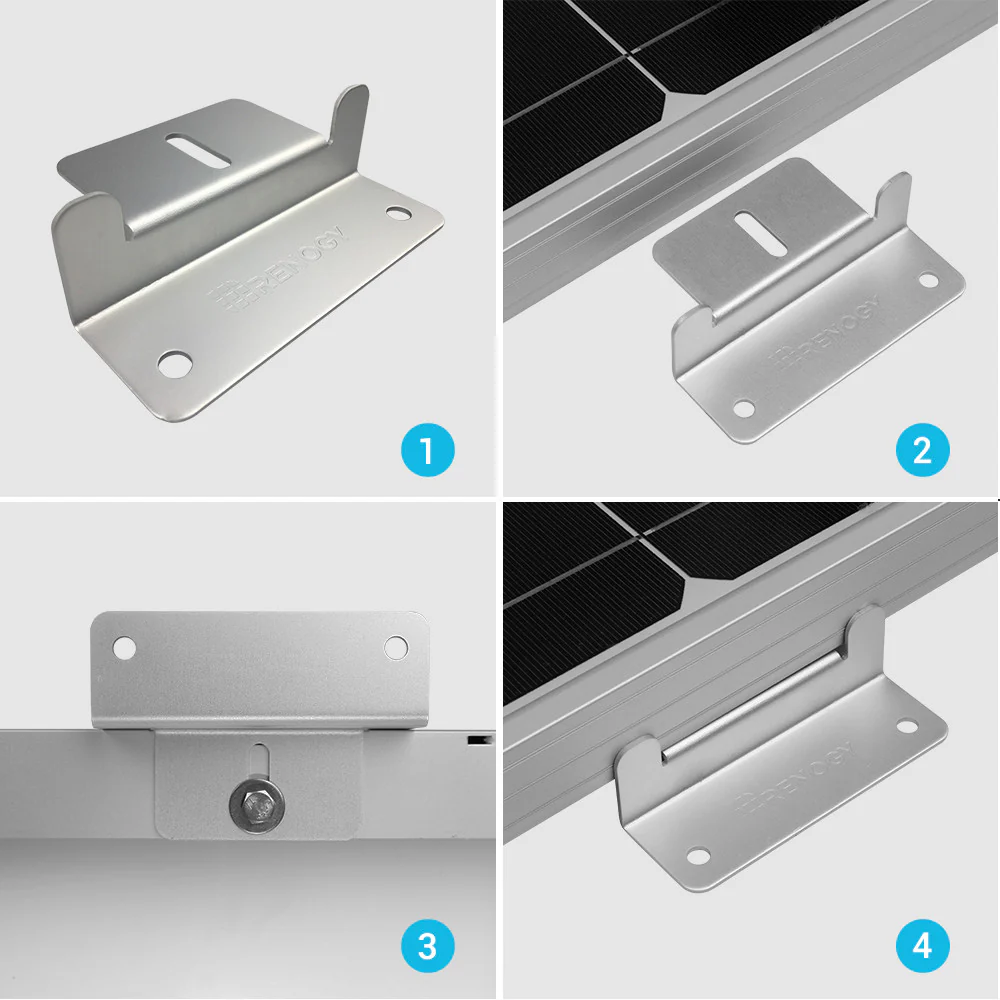 Solar Panel Mounting Z Bracket Set of 4 - Image 6